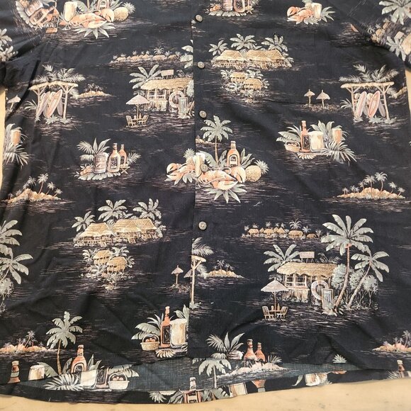 Boca Classics Hawaiian Shirt Rayon Button Up Short Sleeve Floral Aloha XL EUC - Picture 4 of 11